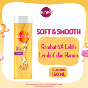 Promo Harga Sunsilk Shampoo Soft & Smooth 160 ml - Indomaret
