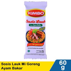 Promo Harga Kimbo Sosis Lauk Ayam Bakar 60 gr - Indomaret