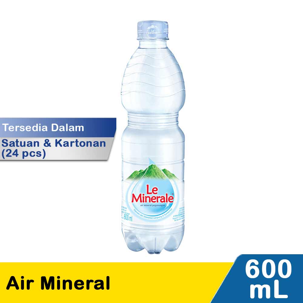 Le Minerale Air Mineral Btl 600Ml KlikIndomaret
