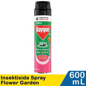 Promo Harga Baygon Insektisida Spray Flower Garden 600 ml - Indomaret