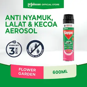 Promo Harga Baygon Insektisida Spray Flower Garden 600 ml - Indomaret