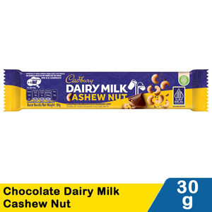 Promo Harga Cadbury Dairy Milk Cashew Nut 30 gr - Indomaret