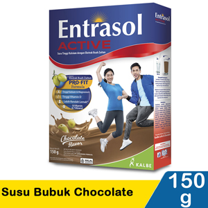 Promo Harga Entrasol Active Susu Bubuk Chocolate 160 gr - Indomaret