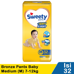Promo Harga Sweety Bronze Pants Dry X-Pert M34 34 pcs - Indomaret