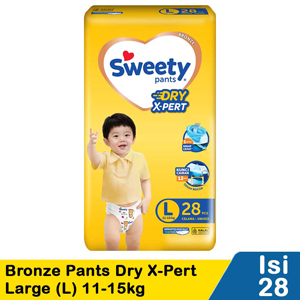 Promo Harga Sweety Bronze Pants Dry X-Pert L30 30 pcs - Indomaret
