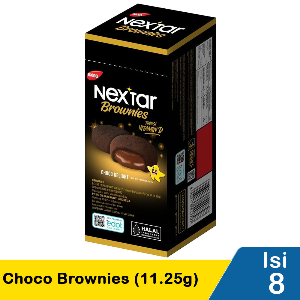 Nextar Choco Brownies Box 8X14g KlikIndomaret