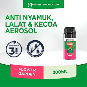 Promo Harga Baygon Insektisida Spray Flower Garden 200 ml - Indomaret