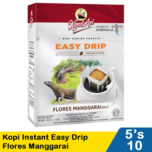 Promo Harga KAPAL API Kopi Easy Drip Flores Manggarai per 5 pcs 10 gr - Indomaret