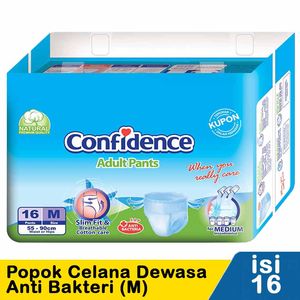 Promo Harga Confidence Adult Diapers Pants M16 16 pcs - Indomaret