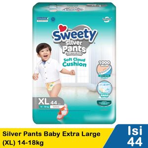 Promo Harga Sweety Silver Pants XL44 44 pcs - Indomaret
