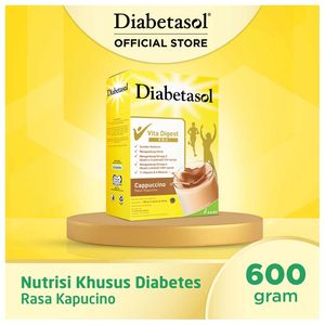Promo Harga Diabetasol Special Nutrition for Diabetic Cappuccino 600 gr - Indomaret