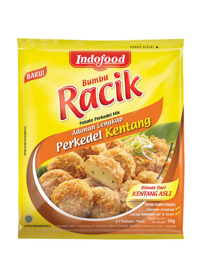 Jual Indofood Bumbu Racik Perkedel Kentang 50g | KlikIndomaret