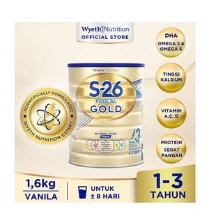 Promo Harga S26 Procal Gold Susu Pertumbuhan Vanilla 1600 gr - Indomaret
