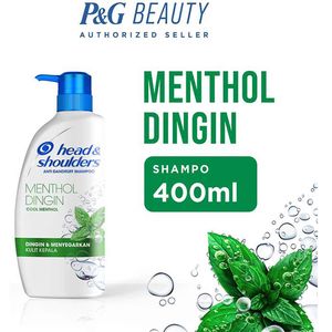 Promo Harga Head & Shoulders Shampoo Cool Menthol 400 ml - Indomaret