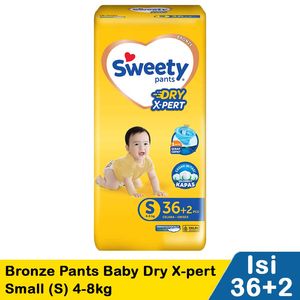 Promo Harga Sweety Bronze Pants Dry X-Pert S36+2 38 pcs - Indomaret