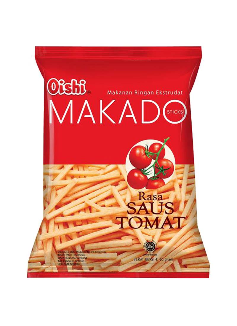 Oishi Snack Stick Makado Saus Tomat 70g KlikIndomaret