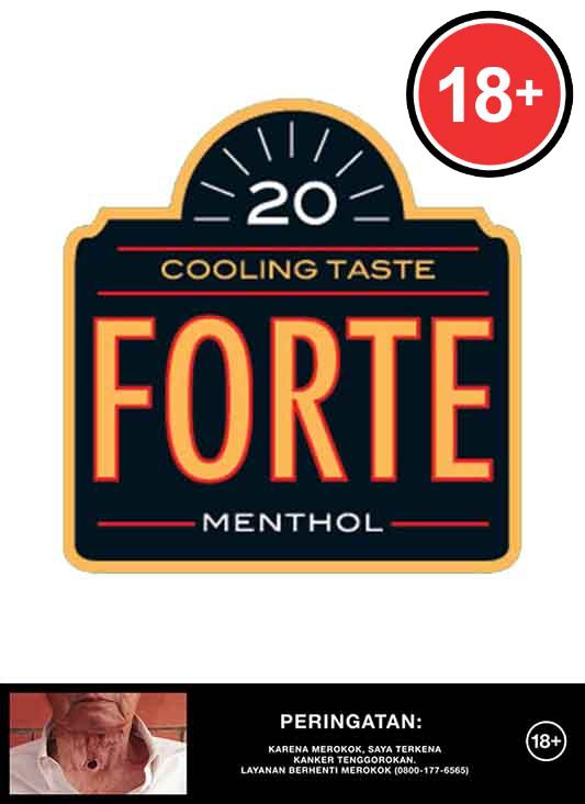 Forte Rokok Filter Menthol 20's | KlikIndomaret