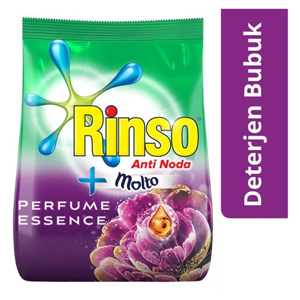 Promo Harga Rinso Anti Noda Deterjen Bubuk + Molto Purple Perfume Essence 770 gr - Indomaret