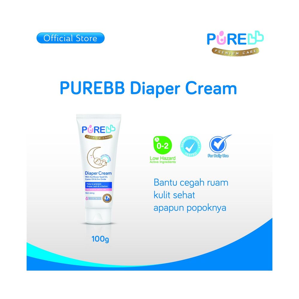 Pure Bb Diapers Cream 100g Klik Indomaret