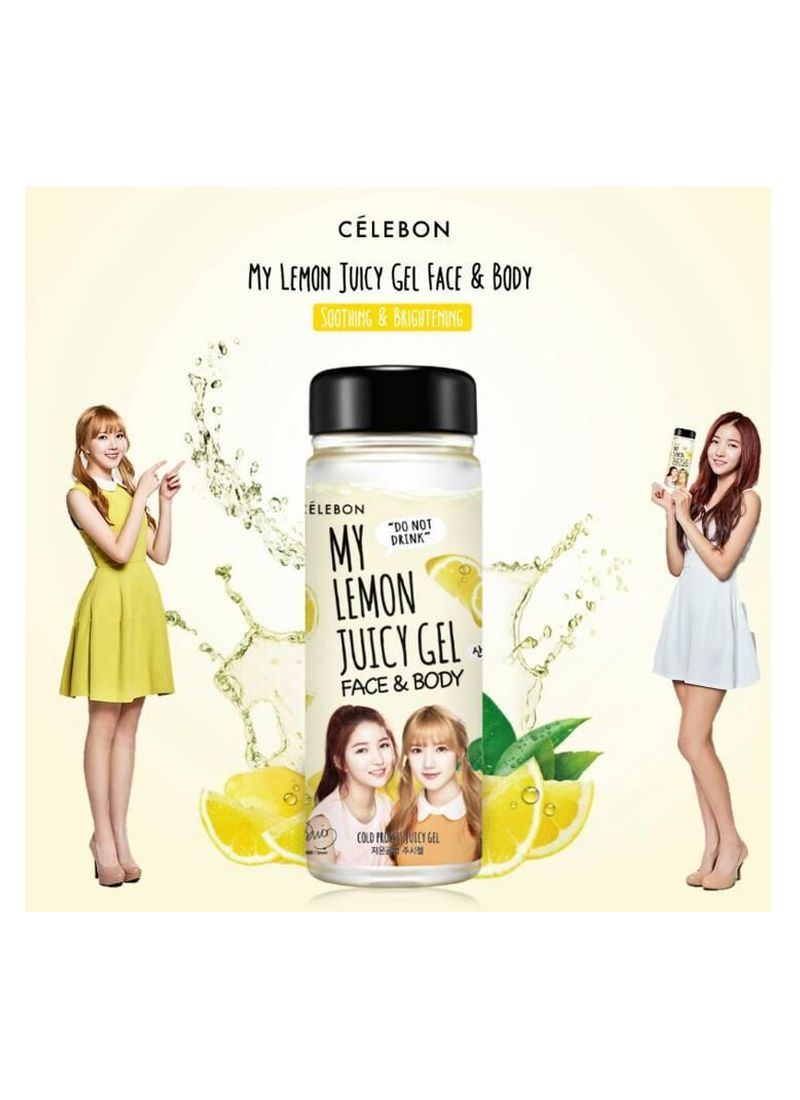 Celebon My Juicy Gel Face & Body Lemon 250mL | KlikIndomaret