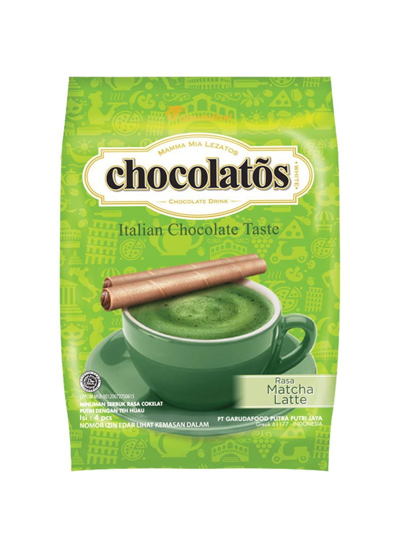 Chocolatos Chocolate Drink Matcha Latte 4X26g KlikIndomaret