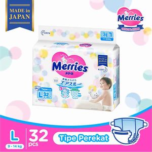 Promo Harga Merries Tape L32 32 pcs - Indomaret