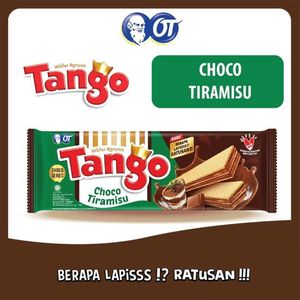 Promo Harga Tango Long Wafer Choco Tiramisu 130 gr - Indomaret