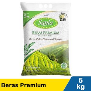 Promo Harga Sania Beras Premium 5000 gr - Indomaret