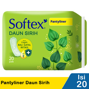 Promo Harga Softex Pantyliner Daun Sirih Regular 20 pcs - Indomaret