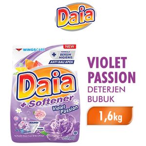 Promo Harga Daia Deterjen Bubuk + Softener Violet 1700 gr - Indomaret