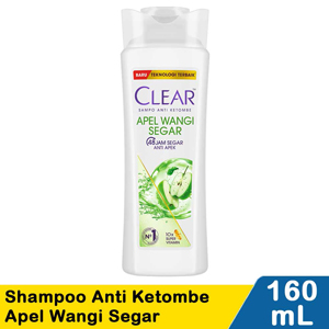 Promo Harga Clear Shampoo Super Fresh Apple 160 ml - Indomaret