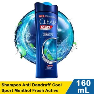 Promo Harga Clear Men Shampoo Anti Dandruff Cool Sport Menthol 160 ml - Indomaret