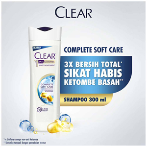 Promo Harga Clear Shampoo Complete Soft Care 320 ml - Indomaret