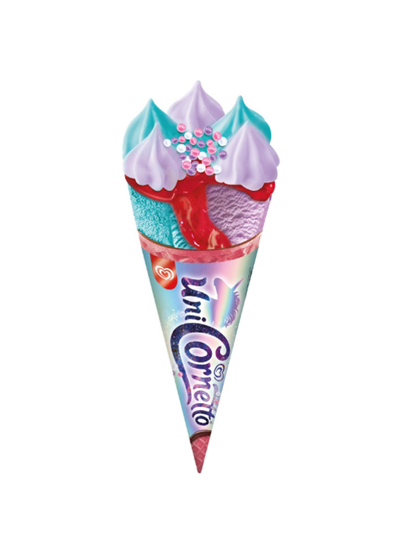 Wall s Ice Cream Cornetto Royale Unicorn 134mL KlikIndomaret