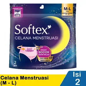 Promo Harga Softex Celana Menstruasi All Size 2 pcs - Indomaret