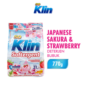 Promo Harga So Klin Softergent Soft Sakura 770 gr - Indomaret