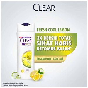 Promo Harga Clear Shampoo Lemon Fresh 160 ml - Indomaret