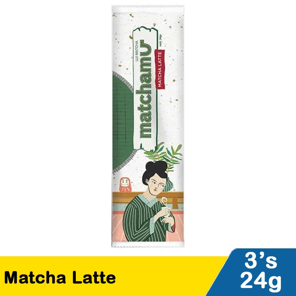 Matchamu Matcha Latte 3X24g KlikIndomaret