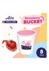 Promo Harga Aice Ice Cream Bucket Strawberry 8000 ml - Indomaret