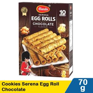 Promo Harga Monde Serena Egg Roll Chocolate 70 gr - Indomaret