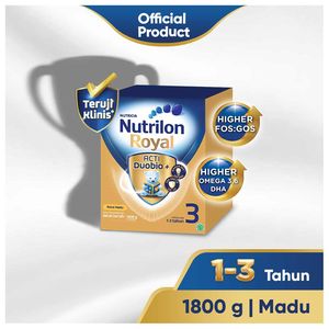 Promo Harga Nutrilon Royal 3 Susu Pertumbuhan Madu 1800 gr - Indomaret