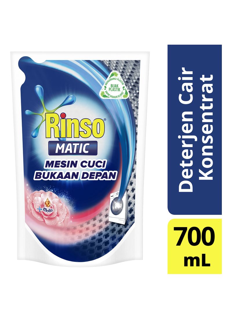Rinso Detergen Liquid Matic Front Load 700mL KlikIndomaret