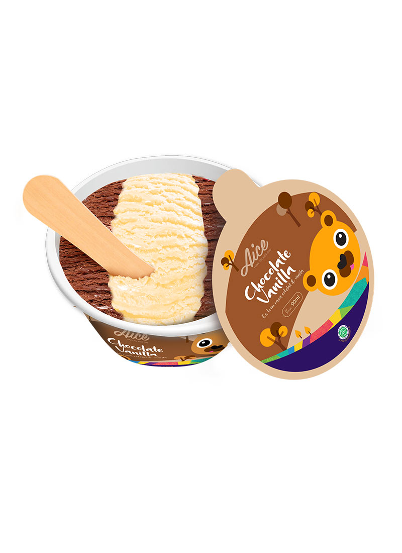 Aice Ice Cream Choco Vanilla 90mL KlikIndomaret