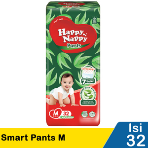 Promo Harga Happy Nappy Smart Pantz Diaper M34 34 pcs - Indomaret