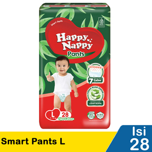 Promo Harga Happy Nappy Smart Pantz Diaper L30 30 pcs - Indomaret