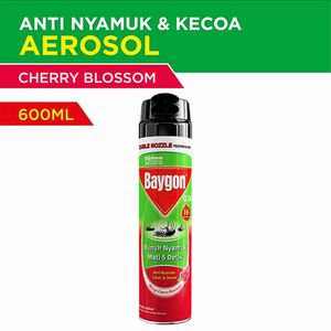 Promo Harga Baygon Insektisida Spray Cherry Blossom 600 ml - Indomaret