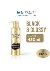 Promo Harga PANTENE Gold Shampoo Black & Glossy 450 ml - Indomaret