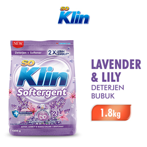 Promo Harga So Klin Softergent Purple Lavender 1800 gr - Indomaret