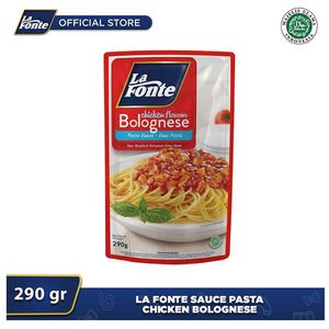 Promo Harga La Fonte Saus Pasta Chicken Flavour Bolognese 290 gr - Indomaret