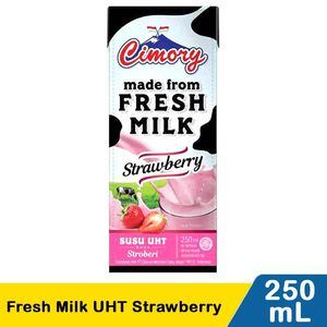 Promo Harga Cimory Susu UHT Strawberry 250 ml - Indomaret